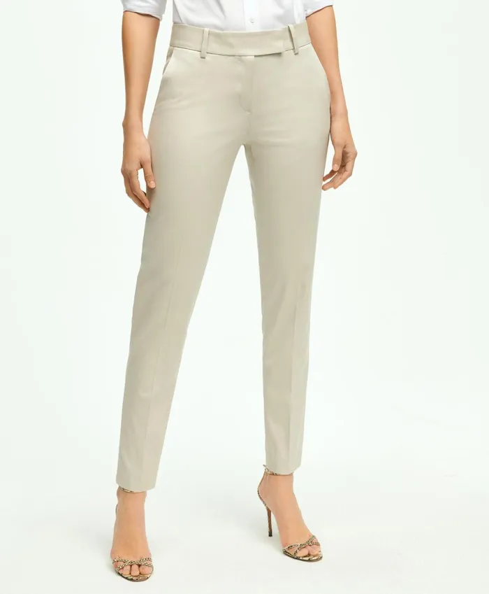Pants andamp Skirts Women Brooks Brothers Stretch Cotton Advantage Chino Pants Stone Pants andamp Skirts Women Brooks Brothers Stretch Cotton Advantage Chino Pants Stone