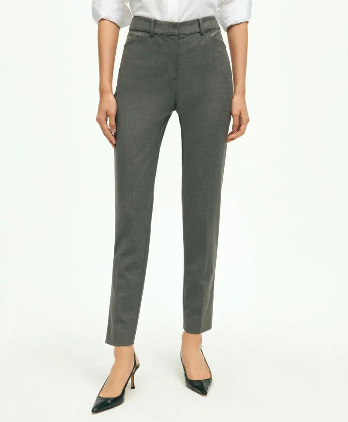 Pants andamp Skirts Women Brooks Brothers The Essential Brooks Brothers Stretch Wool Slim Crop Pants Dark Grey Pants andamp Skirts Women Brooks Brothers The Essential Brooks Brothers Stretch Wool Slim Crop Pants Dark Grey
