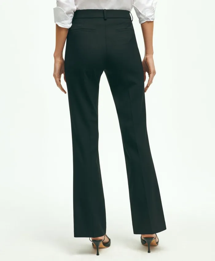Pants andamp Skirts Women Brooks Brothers The Essential Brooks Brothers Stretch Wool Trousers Black