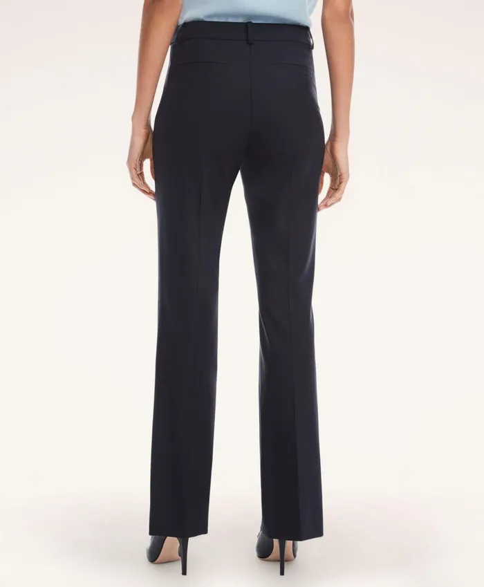 Pants andamp Skirts Women Brooks Brothers The Essential Brooks Brothers Stretch Wool Trousers Navy