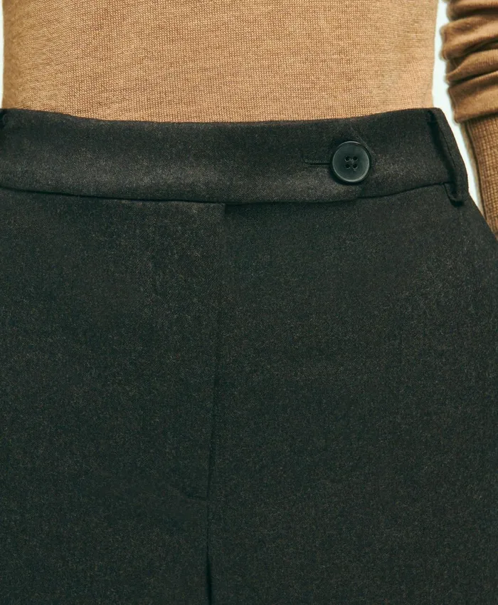 Pants andamp Skirts Women Brooks Brothers Wool Flannel Pants Brown