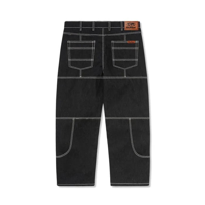 Pants Men Butter Goods Adilson Denim Jeans Black Pants Men Butter Goods Adilson Denim Jeans Black