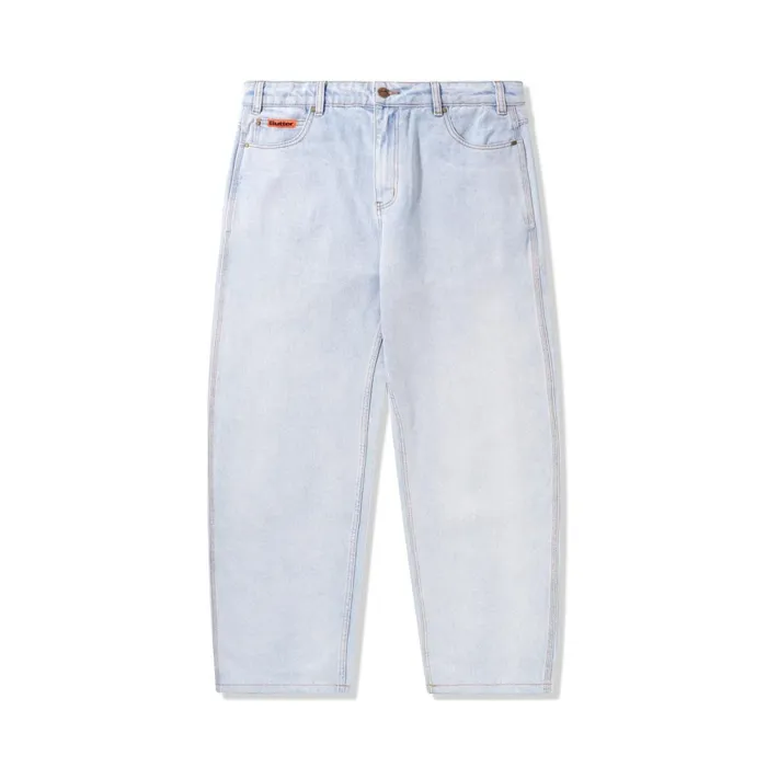Pants Men Butter Goods Baggy Denim Jeans Light Blue