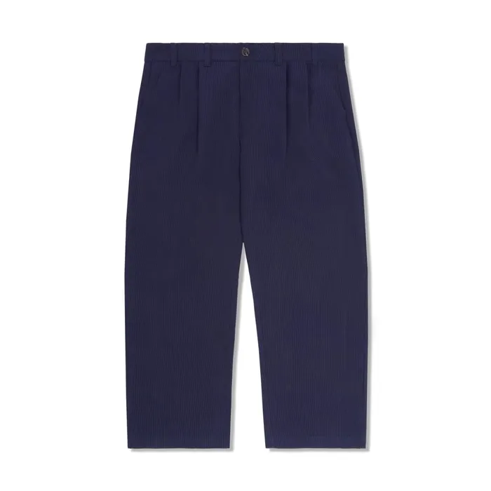 Pants Men Butter Goods Blue Note Casual Suit Pants Navy Seersucker