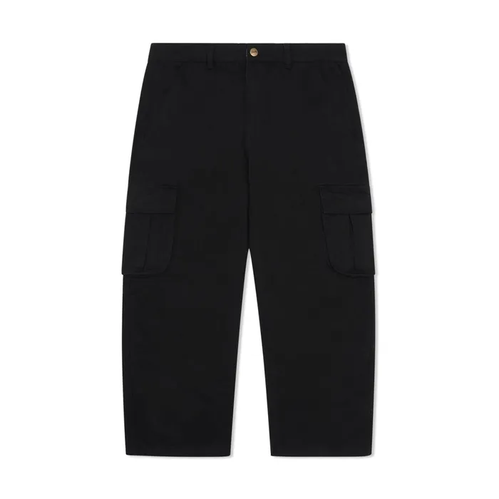 Pants Men Butter Goods Field Cargo Pants Washed Black