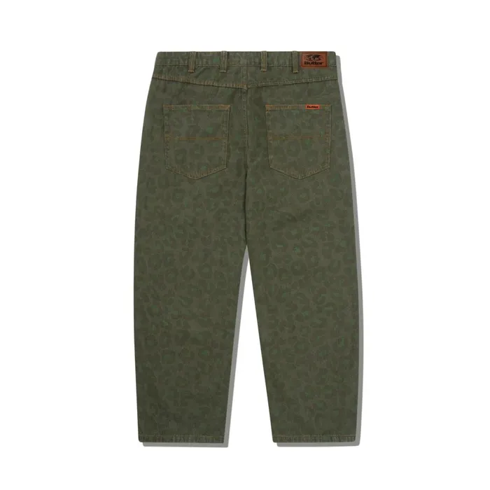 Pants Men Butter Goods Leopard Denim Jeans Army
