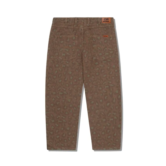 Pants Men Butter Goods Leopard Denim Jeans Rust Pants Men Butter Goods Leopard Denim Jeans Rust
