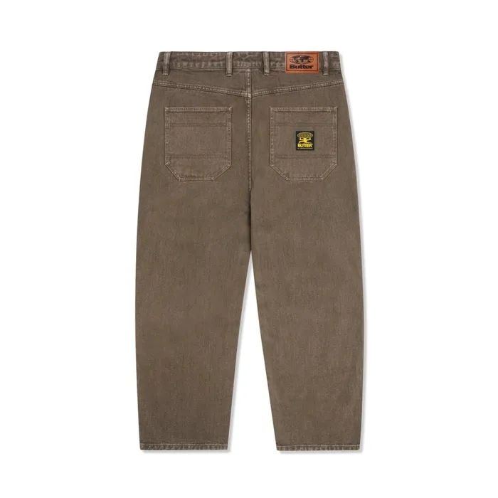Pants Men Butter Goods Patch Pocket Denim Jeans Sandalwood Pants Men Butter Goods Patch Pocket Denim Jeans Sandalwood