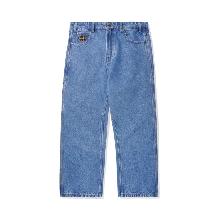 Pants Men Butter Goods Pooch Relaxed Denim Jeans Washed Indigo