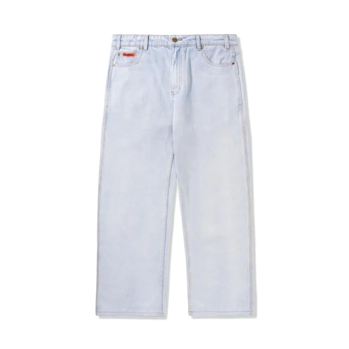 Pants Men Butter Goods Relaxed Denim Jeans Light Blue