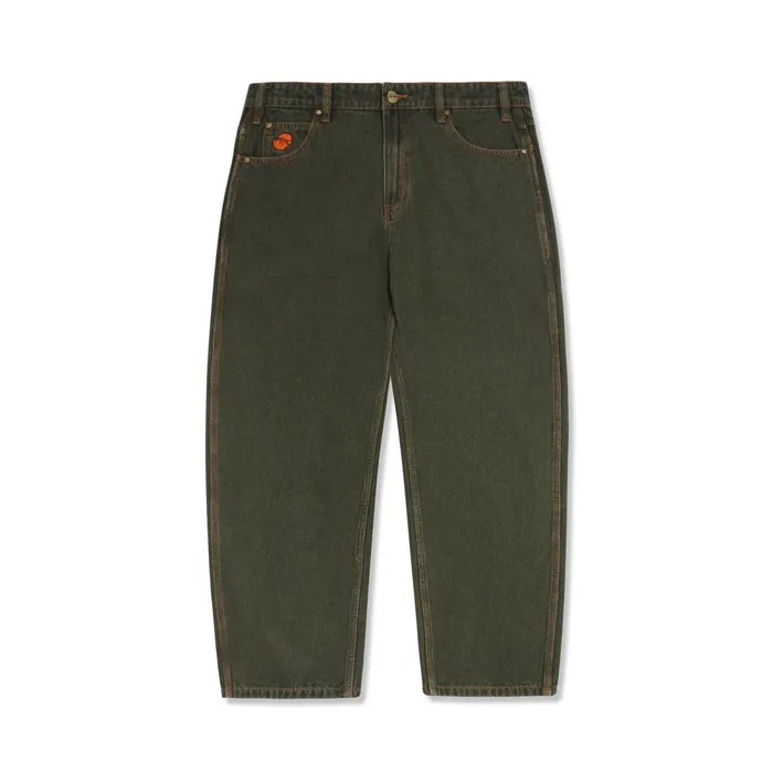 Pants Men Butter Goods Santosuosso Denim Jeans Dark Army Wash