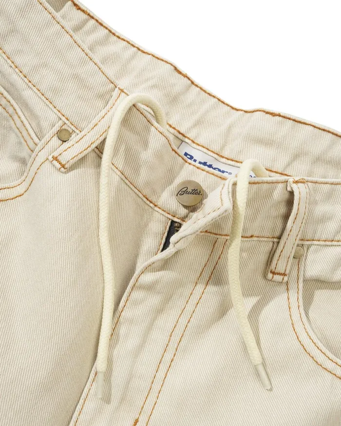 Pants Men Butter Goods Weathergear Heavy Weight Denim Jeans Washed Khaki Pants Men Butter Goods Weathergear Heavy Weight Denim Jeans Washed Khaki