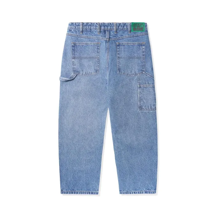 Pants Men Butter Goods Weathergear Heavy Weight Denim Jeans Worn Indigo
