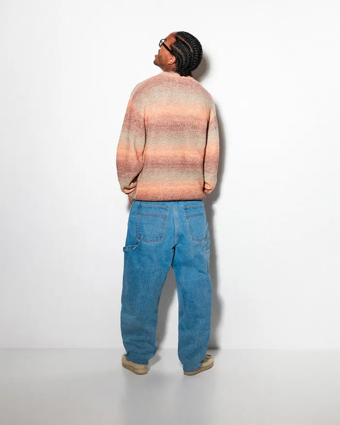 Pants Men Butter Goods Weathergear Heavy Weight Denim Jeans Worn Indigo