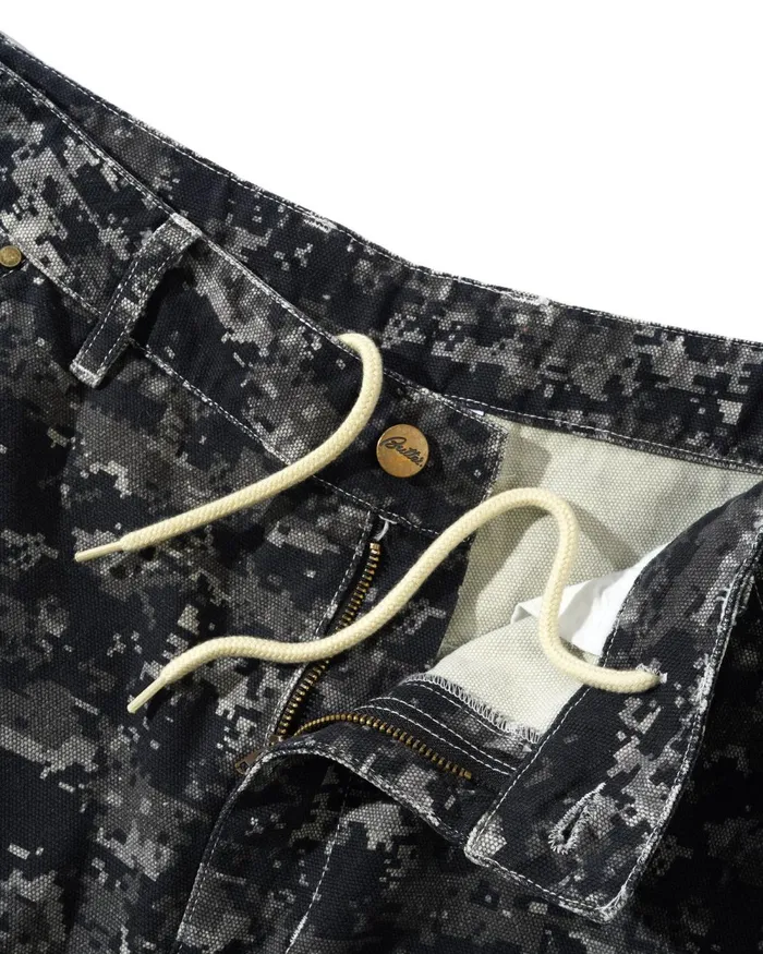 Pants Men Butter Goods Work Pants Dark Digital Camo Pants Men Butter Goods Work Pants Dark Digital Camo