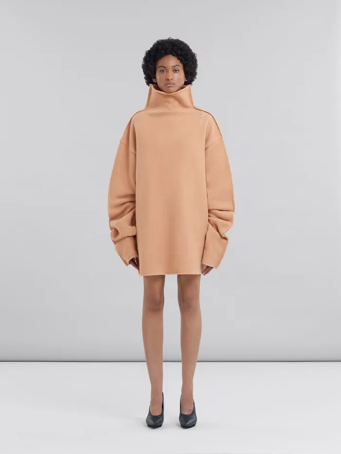 Peach Pink Wool Sweater Women Marni Knitwear