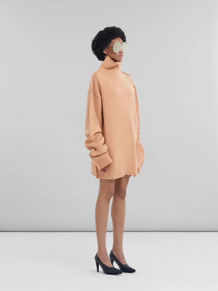 Peach Pink Wool Sweater Women Marni Knitwear