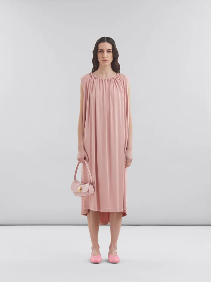 Pink Leather Butterfly Small Hobo Bag Women Marni Shoulder Bags