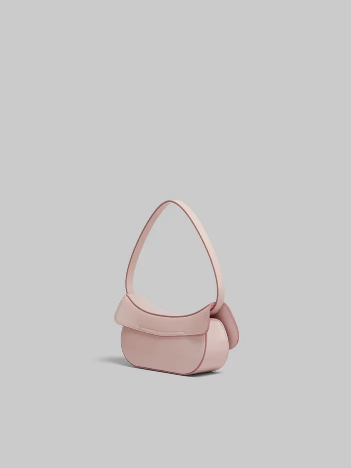 Pink Leather Butterfly Small Hobo Bag Women Marni Shoulder Bags