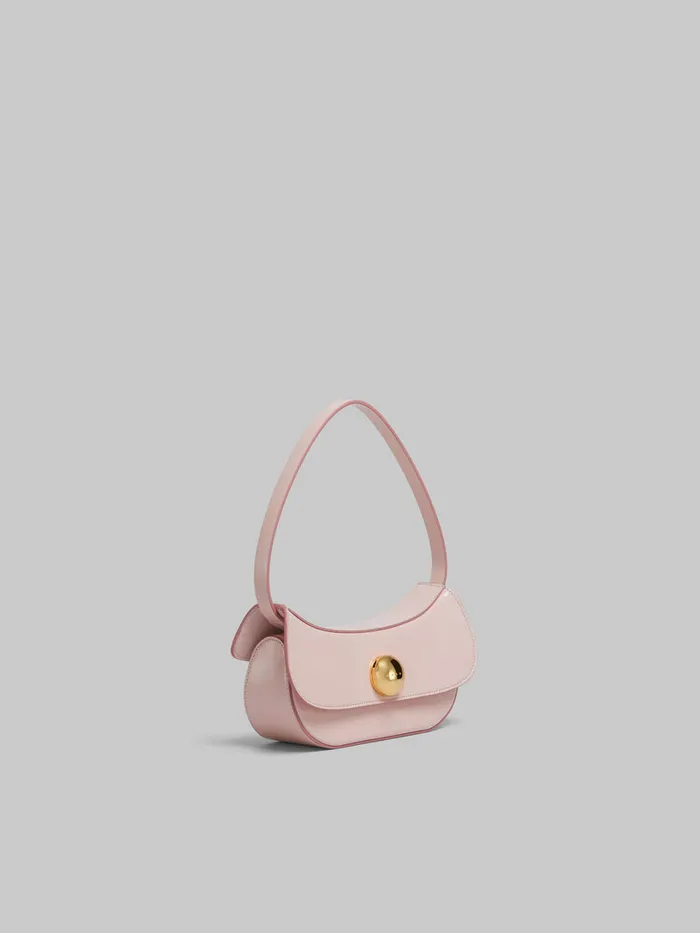 Pink Leather Butterfly Small Hobo Bag Women Marni Shoulder Bags