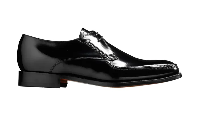Pitney 8211 Black HiShine Mens Barker Shoes Derbys