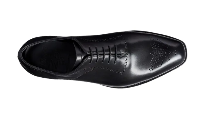 Plymouth 8211 Black Calf Mens Barker Shoes Brogues