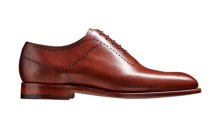 Plymouth 8211 Chestnut Calf Mens Barker Shoes Brogues