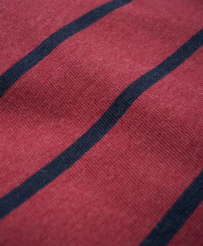 Polo andamp Rugby Shirts Men Brooks Brothers Cotton Bb3 Stripe Rugby Shirt Pinknavy