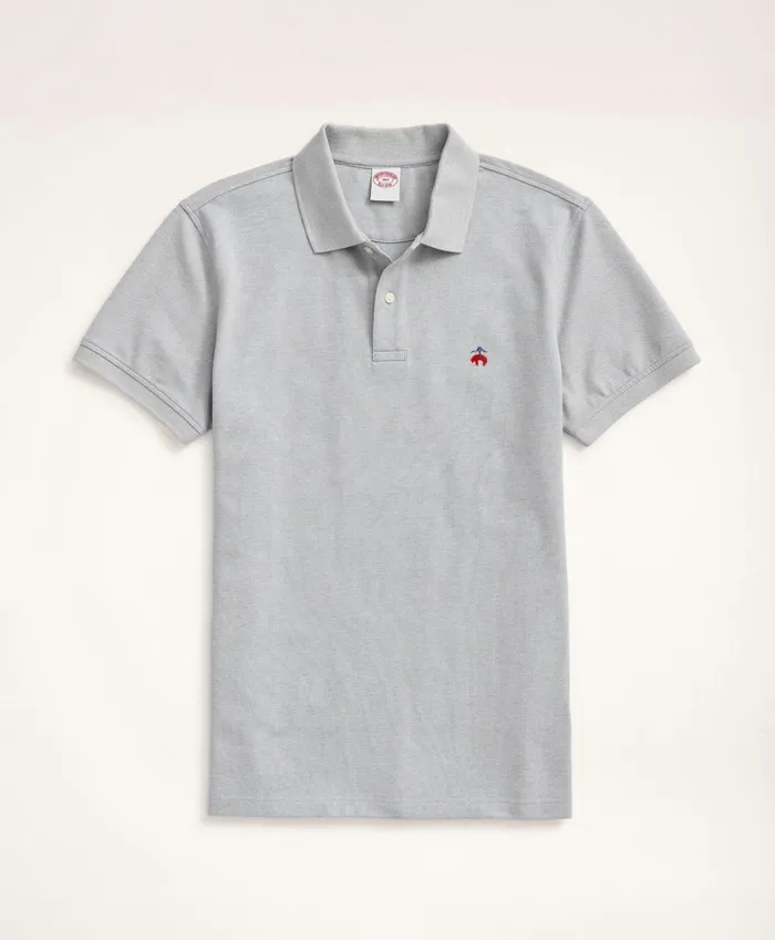Polo andamp Rugby Shirts Men Brooks Brothers Golden Fleece Big andamp Tall Stretch Supima Polo Shirt Grey Heather