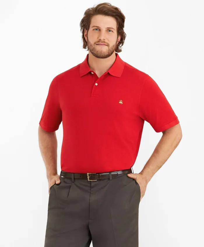 Polo andamp Rugby Shirts Men Brooks Brothers Golden Fleece Big andamp Tall Supima Polo Shirt Red