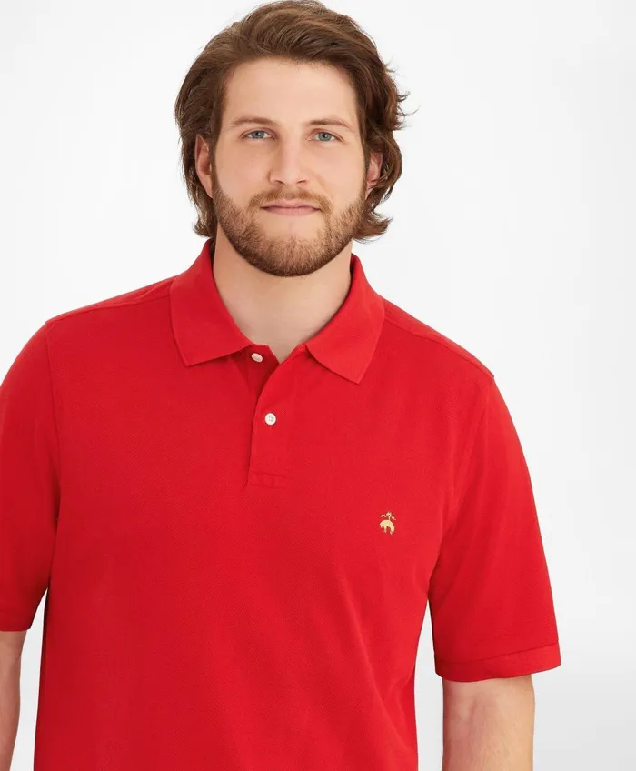 Polo andamp Rugby Shirts Men Brooks Brothers Golden Fleece Big andamp Tall Supima Polo Shirt Red