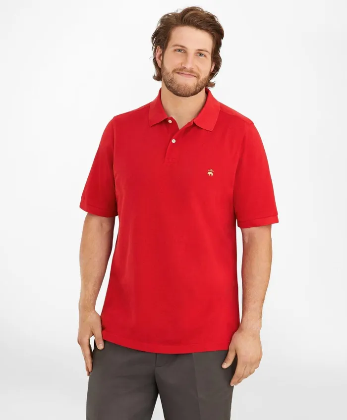 Polo andamp Rugby Shirts Men Brooks Brothers Golden Fleece Big andamp Tall Supima Polo Shirt Red