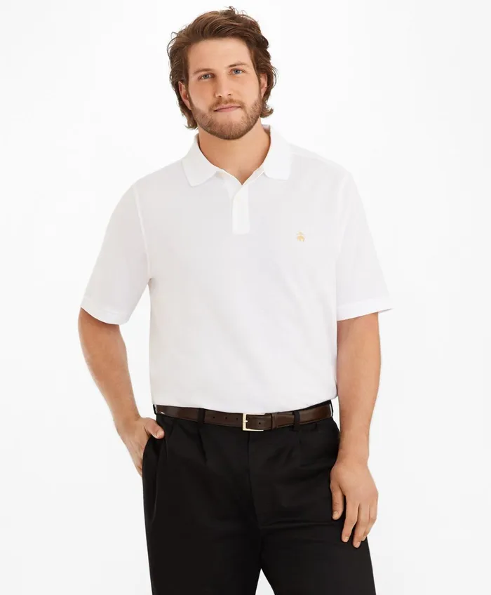 Polo andamp Rugby Shirts Men Brooks Brothers Golden Fleece Big andamp Tall Supima Polo Shirt White