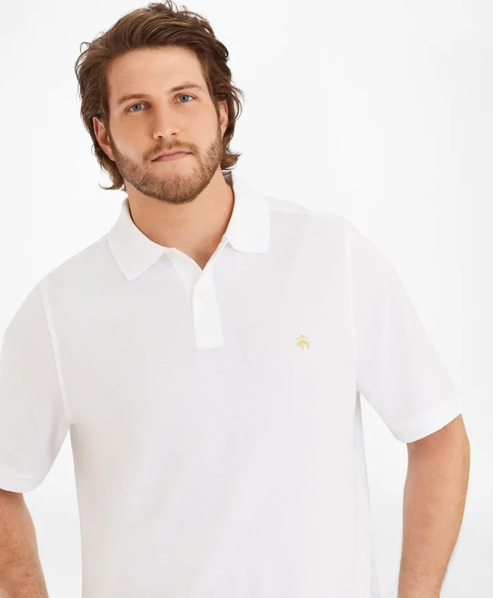 Polo andamp Rugby Shirts Men Brooks Brothers Golden Fleece Big andamp Tall Supima Polo Shirt White