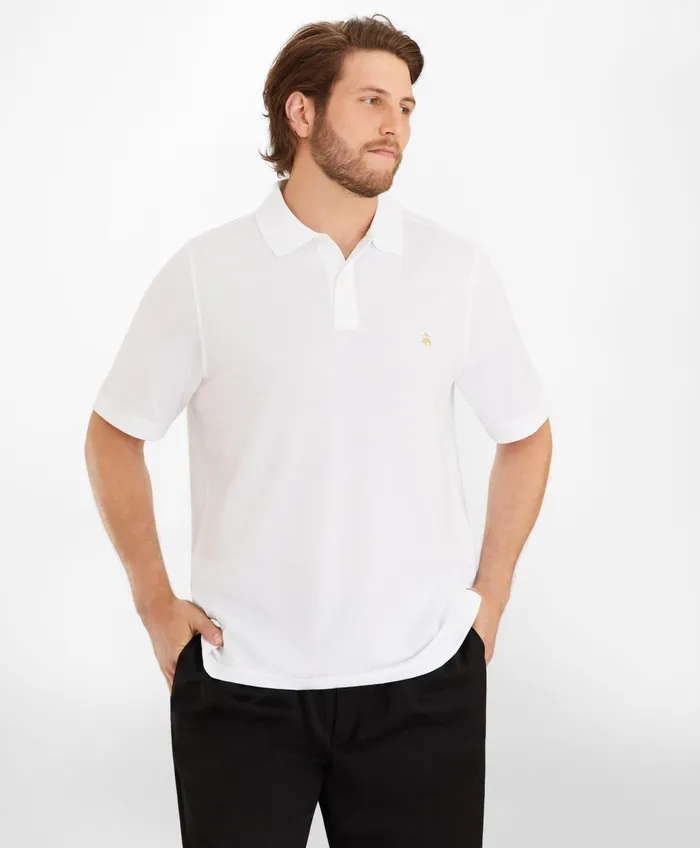 Polo andamp Rugby Shirts Men Brooks Brothers Golden Fleece Big andamp Tall Supima Polo Shirt White