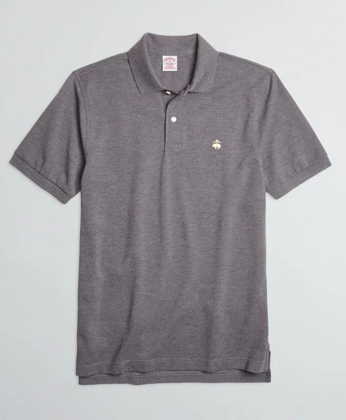 Polo andamp Rugby Shirts Men Brooks Brothers Golden Fleece Original Fit Stretch Supima Polo Shirt Charcoal Heather Polo andamp Rugby Shirts Men Brooks Brothers Golden Fleece Original Fit Stretch Supima Polo Shirt Charcoal Heather