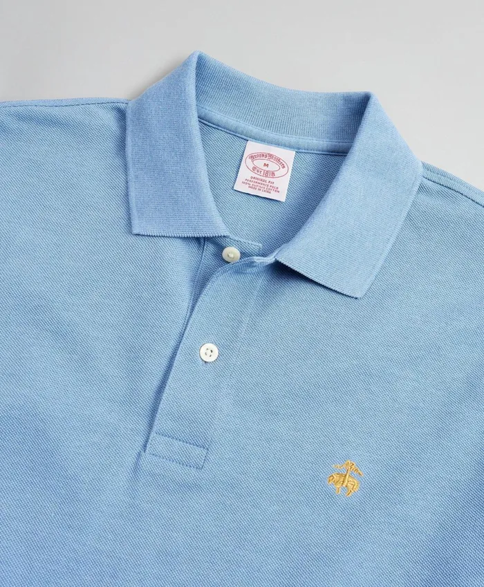 Polo andamp Rugby Shirts Men Brooks Brothers Golden Fleece Original Fit Stretch Supima Polo Shirt Dark Blue