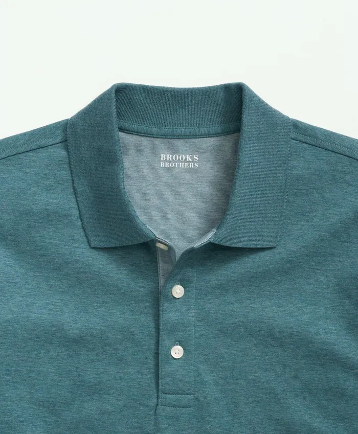 Polo andamp Rugby Shirts Men Brooks Brothers Supima Cotton Golf Polo Green
