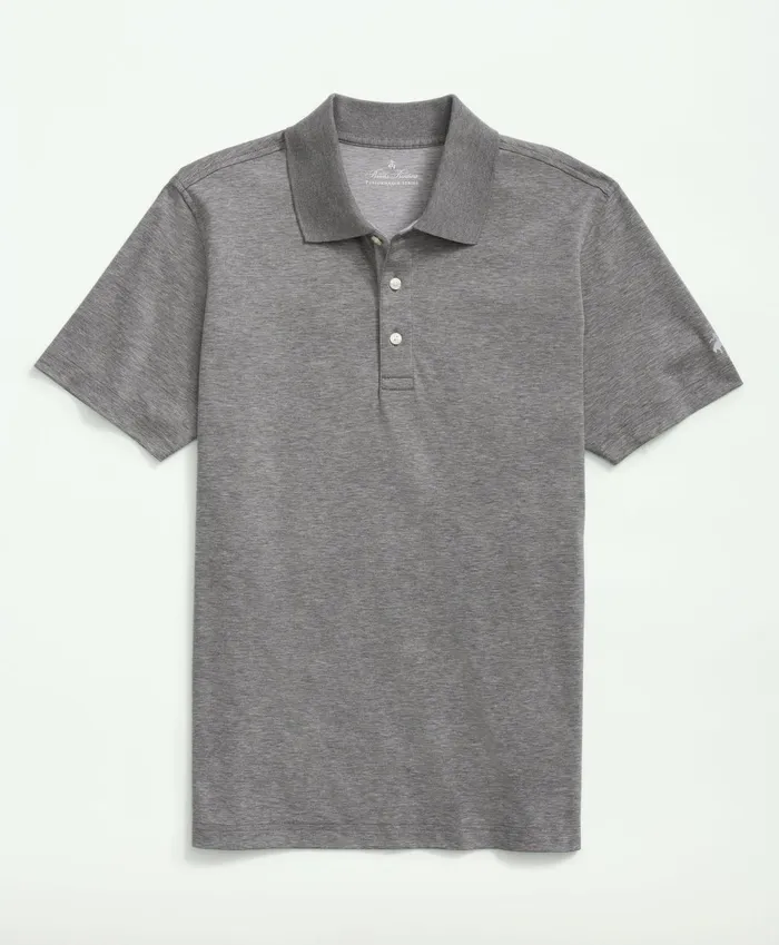 Polo andamp Rugby Shirts Men Brooks Brothers Supima Cotton Golf Polo Grey