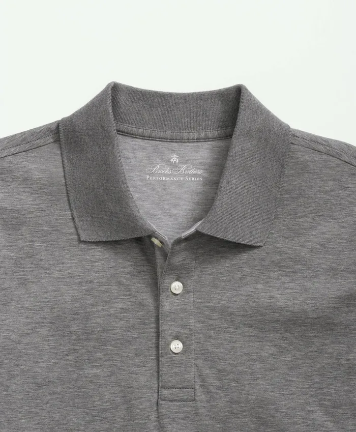 Polo andamp Rugby Shirts Men Brooks Brothers Supima Cotton Golf Polo Grey