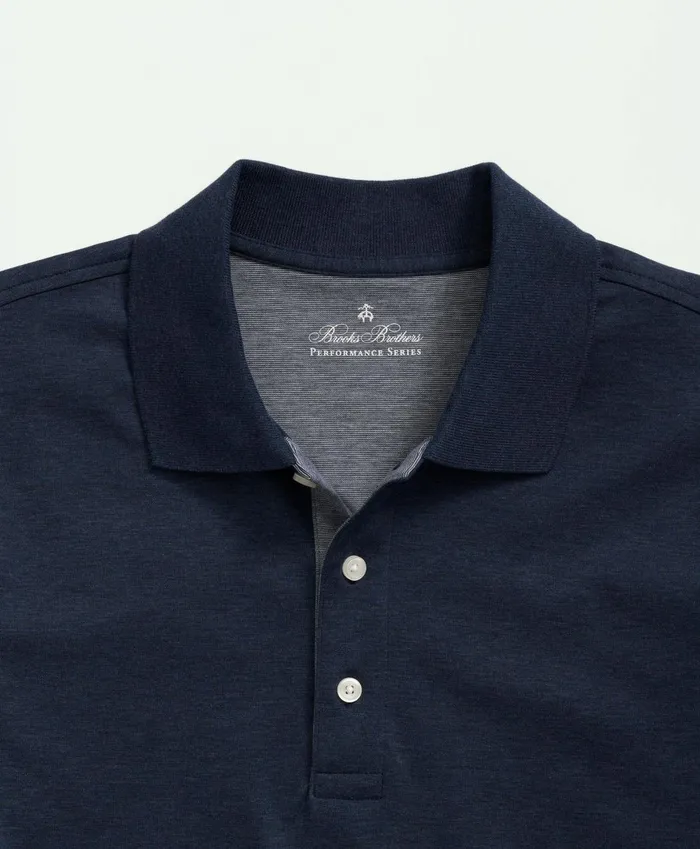 Polo andamp Rugby Shirts Men Brooks Brothers Supima Cotton Golf Polo Navy