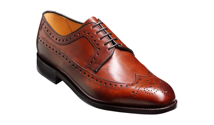 Portrush 8211 Walnut Calf Mens Barker Shoes Brogues
