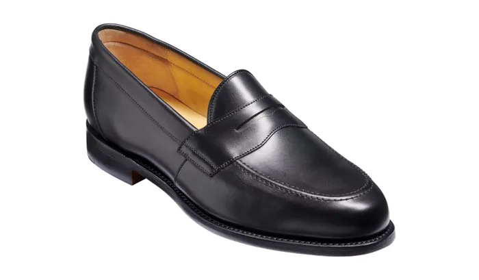 Portsmouth 8211 Black Calf Mens Barker Shoes Loafers