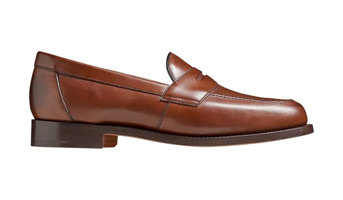Portsmouth 8211 Dark Walnut Calf Mens Barker Shoes Loafers