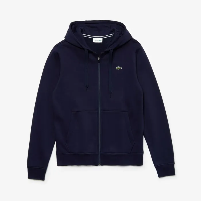 Presidents Cup Hooded BackPrinted Fleece Zip Golf Sweatshirt Navy Blue Mens Lacoste Sweatshirts Popular