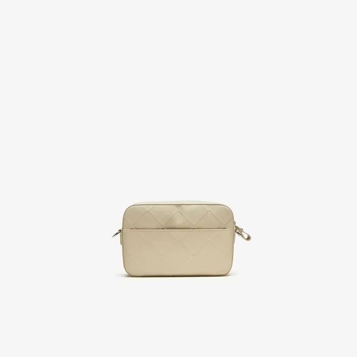 Quilted Crossover Bag Fog Womens Lacoste Bags Online Outlet Store