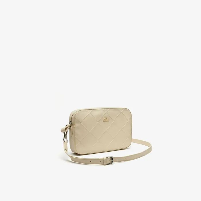 Quilted Crossover Bag Fog Womens Lacoste Bags Online Outlet Store