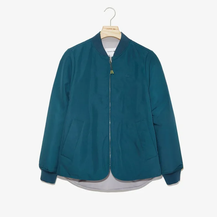 Quilted Reversible Rain Jacket BlueGrey Womens Lacoste Jackets and Coats On Sale Quilted Reversible Rain Jacket BlueGrey Womens Lacoste Jackets and Coats On Sale