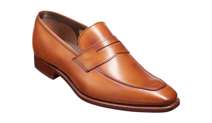 Ravel 8211 Antique Rosewood Calf Mens Barker Shoes Loafers