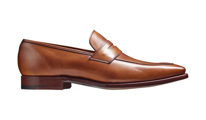 Ravel 8211 Antique Rosewood Calf Mens Barker Shoes Loafers